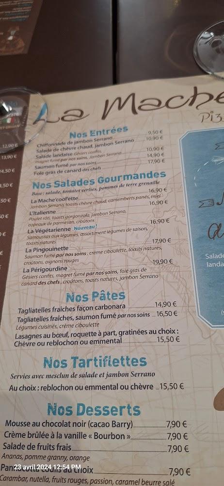 La Mache'cool'ette - Menu Image 3